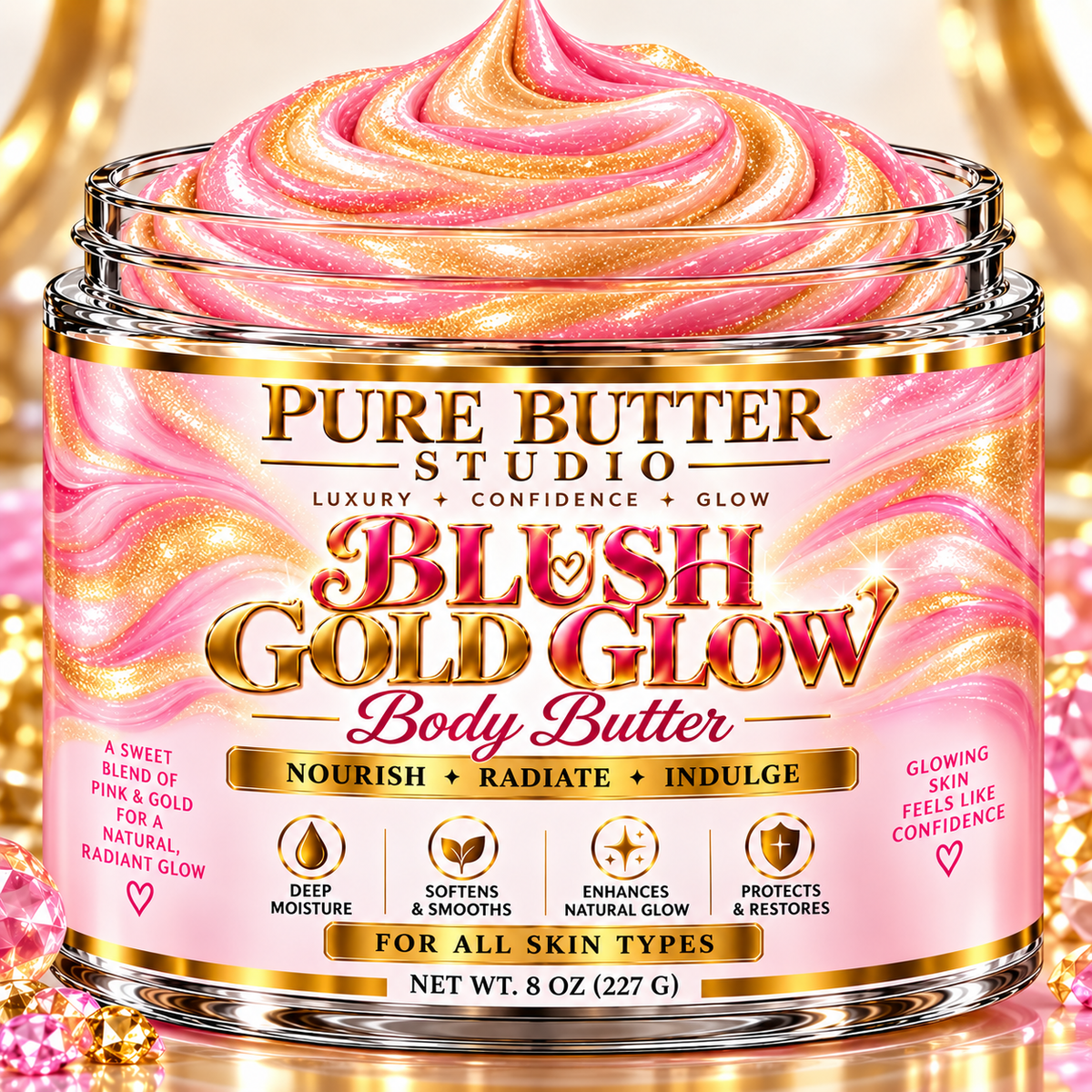 Blush Gold Glow Body Butter